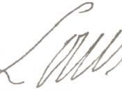 English: Signature of Louis XVI on 20 January 1793 Español: Firma de Luis 16 del 20 de junio de 1793