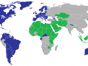 English: Signatories and opposing parties to the UN declaration on sexual orientation and gender identity. Used colors based on Islam and the West.