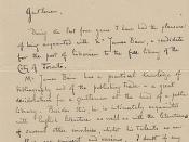 Testimonial letter from Henry van Loun (1883)