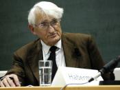 Jürgen Habermas during a discussion in the Munich School of Philosophy
