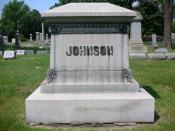 English: Grave of Jack Johnson at Graceland Cemetery, Chicago, Illinois. Jack Johnson was the first Black boxer to win world heavyweight championship.