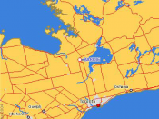 Location of Barrie