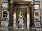 English: Pantheon, Rome, Raphael's tomb.