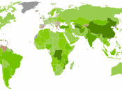 World map showing GDP real growth rates for 2010. CIA world factbook estimateshttps://www.cia.gov/library/publications/the-world-factbook/rankorder/2003rank.html as of Januay 2011.