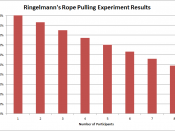 Results from Ringelmann's experiment