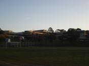 St Ignatius' College, Riverview, Sydney, Australia, from First Field at Sunset.