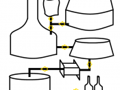 English: Diagram of Brewing Real ale. (With text) Français : Diagramme de brassage de la Real ale.