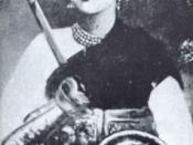 Portrait of Lakshmibai, the Ranee of Jhansi, (c. 1850s).