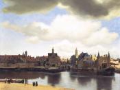 Johannes Vermeer, View of Delft (Mauritshuis, The Hague) 1660-1661