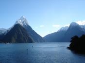 New Zealand's Milford Sound. Milford Sound, one of New Zealand's most famous tourist destinations[59]. Milford Sound, New Zealand. The terminus of SH 94, and the breathtaking view that rewards the weary traveller.