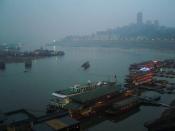English: Yangtze River as seen from Chongqing, China. Photo by User:Calton