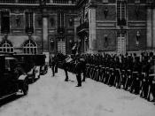 Delegates Leaving The Palace after Sigining the Treaty of Versailles