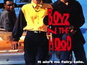 Film poster for Boyz n the Hood - Copyright 1992, Columbia Pictures