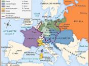 Map of Europe, after the Congress of Vienna, 1815