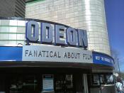 English: An image of the frontage of the Odeon cinema in Harrogate, North Yorkshire, UK