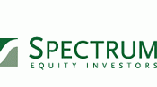 English: This is a logo for Spectrum Equity Investors