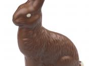 English: A milk chocolate Easter Bunny.