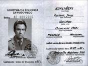 Last army ID of Colonel Kukliński
