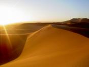 Sand dunes in Morocco