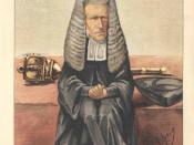 Statesmen No.7: Caricature of The Lord Chancellor. Caption reads: 