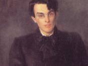 en: Portrait of young William Butler Yeats by his father, John Butler Yeats pl: Portret młodego Williama Butlera Yeatsa autorstwa jego ojca, Johna Butlera Yeatsa