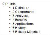 English: Integrated Business Planning Table of Contents