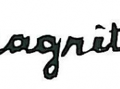 autograph of the painter René Magritte