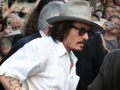 Johnny Depp at the Pirates of the Caribbean: Dead Man's Chest London premiere