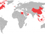 map of nations containing Dairy Queen retailers