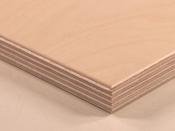 English: Finnish birch plywood. 15 mm thick.