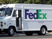English: A typical FedEx Ground truck. Photographed in Mountain View, on August 26, 2005.