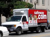 English: A Safeway.com delivery truck (operated by Safeway Inc.) seen in Washington
