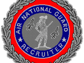Air National Guard Recruiting Service Badge