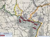 Franco-Prussian War map of 1870