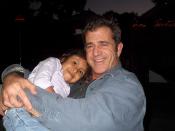 Mel Gibson with Domenica