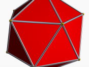 Image d'un icosaèdre, un des solides de Platon