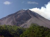 Mount Merapi, the most active volcano in Indonesia