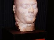 English: Ned Kelly's death mask, in the Old Melbourne Gaol.