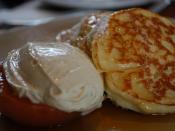 Ricotta Hotcakes - close-up - Auction Rooms Cafe AUD13.50
