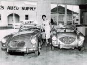 Paoli Bros. Inc., MG-Austin-Jaguar, Eureka CA, 1956