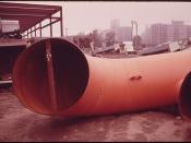 Sewer Pipe for New Water Pollution Control Plant in Jamaica Bay 05/1973