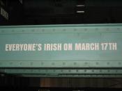 English: Picture of a beam in the Guinness Storehouse in Dublin. Taken by me on 22 May 2007. Text reads, 