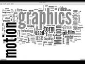 Motion Graphics Wordle