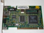 3Com 3c905-TX 10/100 PCI network interface card. Photographed by Roberto Amorim