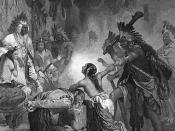 English: Pocahontas Saving the Life of Capt. John Smith, engraving 1861 by Alonzo Chappel. Published in 1866 in J.A. Spencer's History of The United States. Information from The Pilgrims and Pocahontas: Rival Myths of American Origin by Ann Uhry Abrams, W