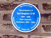 TED HUGHES PLAQUE