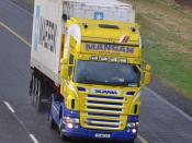 Mangan Haulage from Staffan Co. Kildare Ireland with a 2005 Scania R500