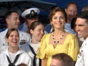English: CANNES, FR - Sailors assigned to the aircraft carrier USS Harry S. Truman (CVN 75) appear on the television show 
