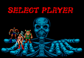 Beat 'em ups such as Golden Axe often allow players to choose from several protagonists, each with different fighting styles, strengths and weaknesses.