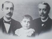 A photo of Colonel Eli Lilly, his son Josiah Kirby Lilly Sr., and grandson Eli Lilly Jr.
